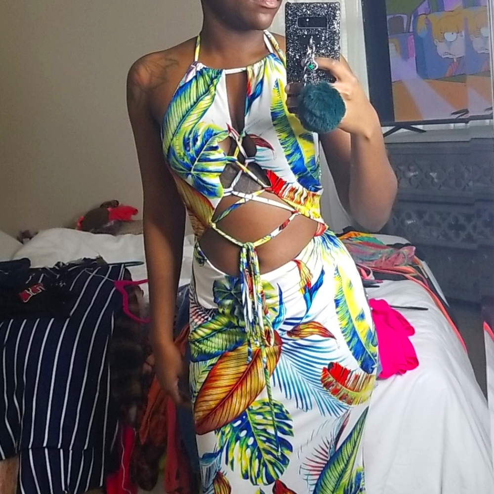 Mermaid maxi dress